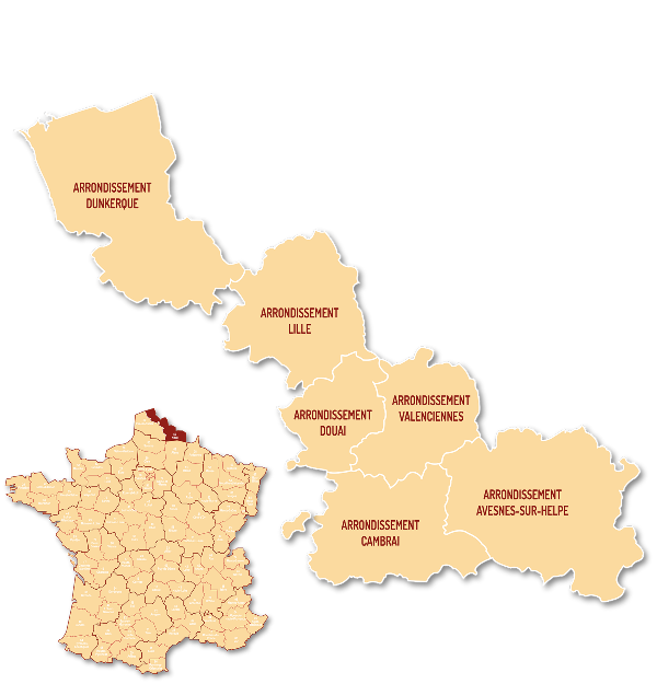 Carte couvreur 59